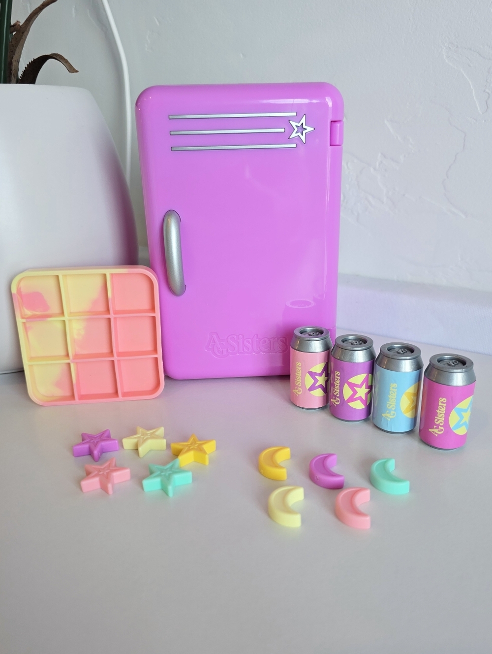 American Girl Doll AG Sisters Sleepover Snack Set Partial - Mini Fridge